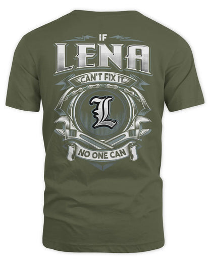 LENA AP81-K4-626 - Personalized Ahmed Quote Apparel “If Ahmed Can't Fix It, No One Can” - Unisex Standard T-Shirt - Military Green