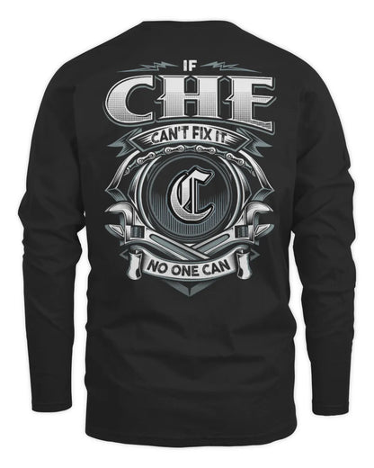 CHE AP81-K4-626 - Personalized Ahmed Quote Apparel “If Ahmed Can't Fix It, No One Can” - Men's Long Sleeved T-Shirt - Black