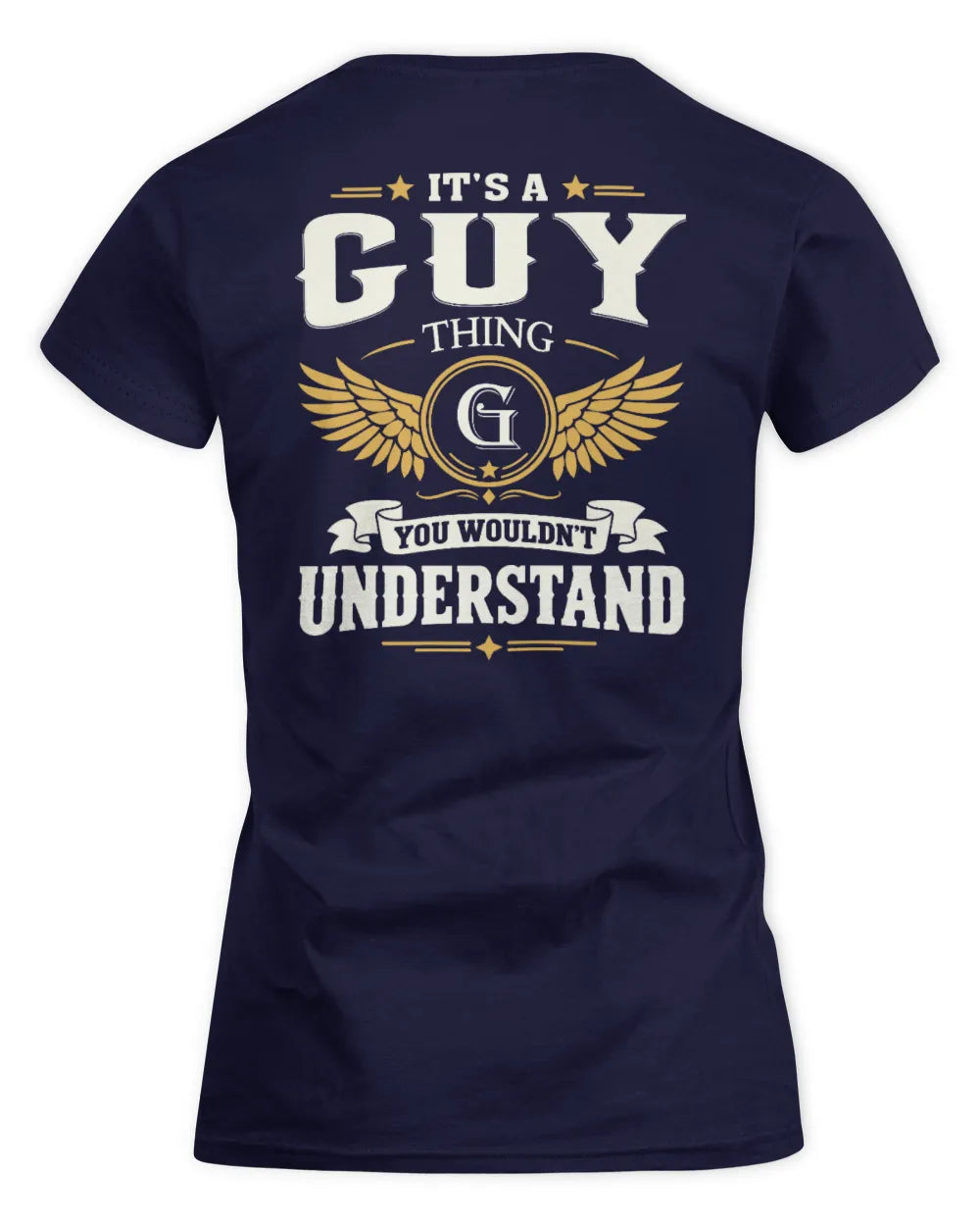 GUY KT06-M008 It’s a [NAME] Thing – You Wouldn’t Understand | Personalized Vintage T-Shirt - Women's Standard T-Shirt - Navy