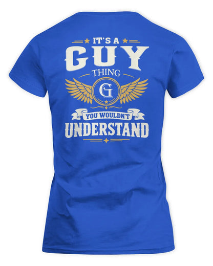 GUY KT06-M008 It’s a [NAME] Thing – You Wouldn’t Understand | Personalized Vintage T-Shirt - Women's Standard T-Shirt - Royal