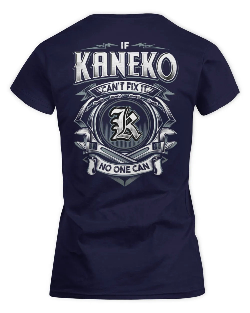 KANEKO AP81-K4-626 - Personalized Ahmed Quote Apparel “If Ahmed Can't Fix It, No One Can” - Women's Standard T-Shirt - Navy