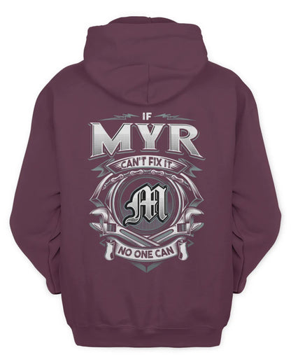 MYR AP81-K4-626 - Personalized Ahmed Quote Apparel “If Ahmed Can't Fix It, No One Can” - Unisex Hoodie - Maroon