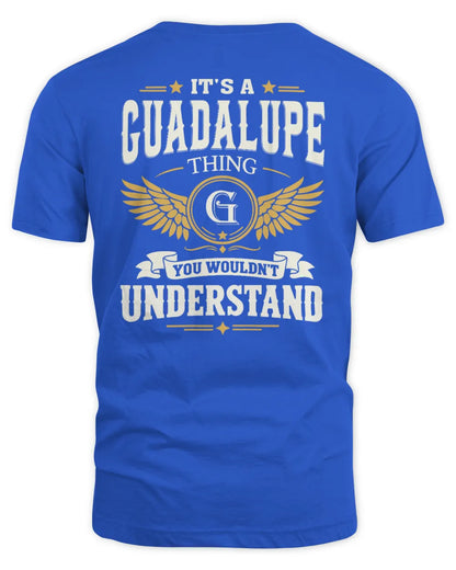 GUADALUPE KT06-M008 It’s a [NAME] Thing – You Wouldn’t Understand | Personalized Vintage T-Shirt - Unisex Standard T-Shirt - Royal