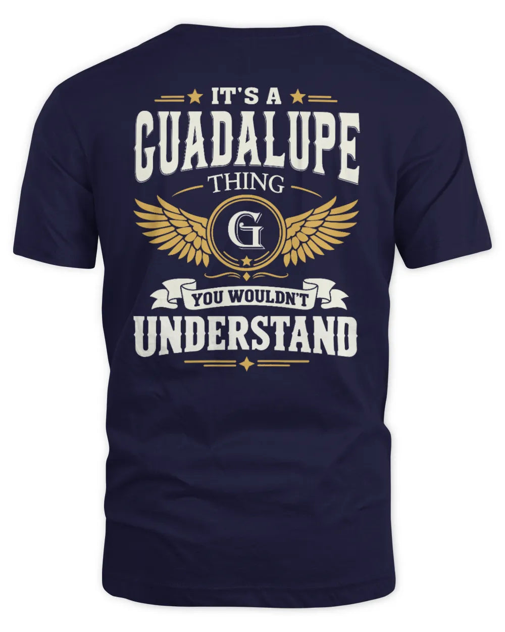GUADALUPE KT06-M008 It’s a [NAME] Thing – You Wouldn’t Understand | Personalized Vintage T-Shirt - Unisex Standard T-Shirt - Navy