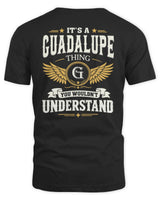 GUADALUPE KT06-M008 It’s a [NAME] Thing – You Wouldn’t Understand | Personalized Vintage T-Shirt - Unisex Standard T-Shirt - Black