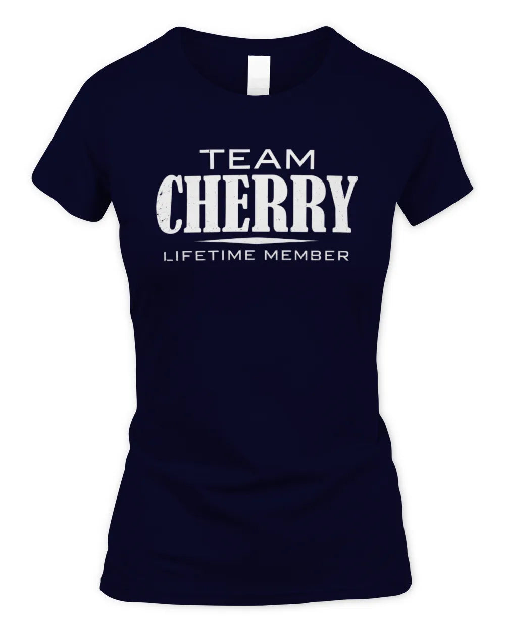 CHERRY BL62-K4-128 - Personalized “Team NAME Lifetime Member” - Women's Standard T-Shirt - Navy