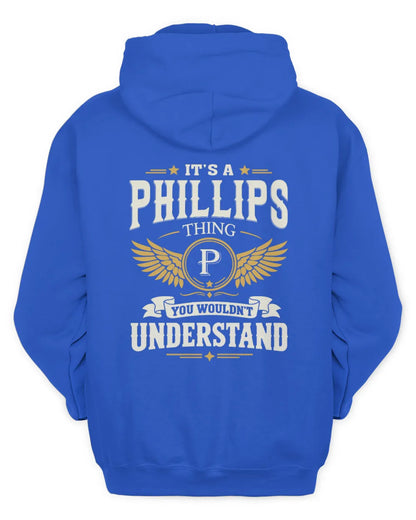 PHILLIPS KT06-M008 It’s a [NAME] Thing – You Wouldn’t Understand | Personalized Vintage T-Shirt - Unisex Hoodie - Royal
