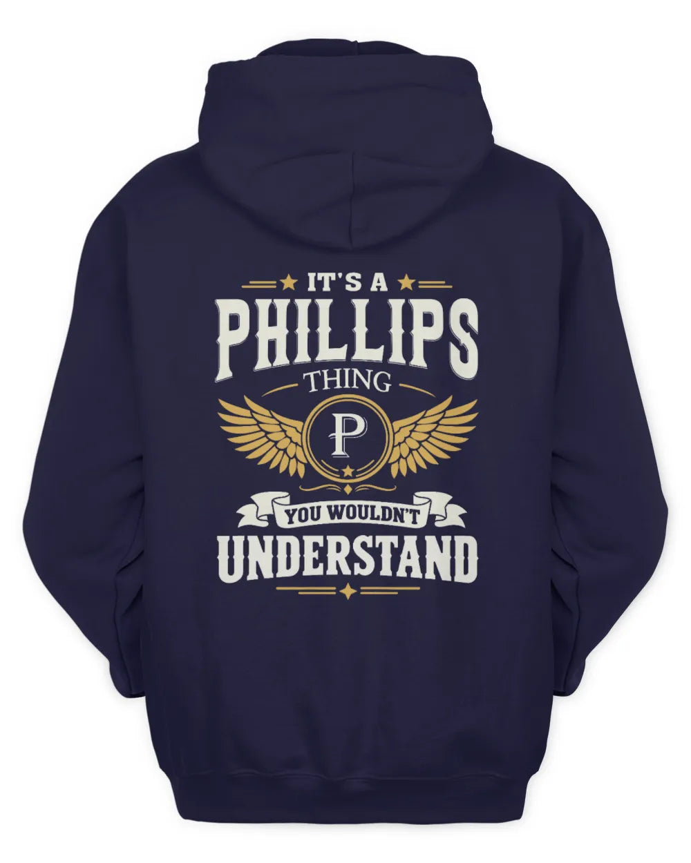 PHILLIPS KT06-M008 It’s a [NAME] Thing – You Wouldn’t Understand | Personalized Vintage T-Shirt - Unisex Hoodie - Navy