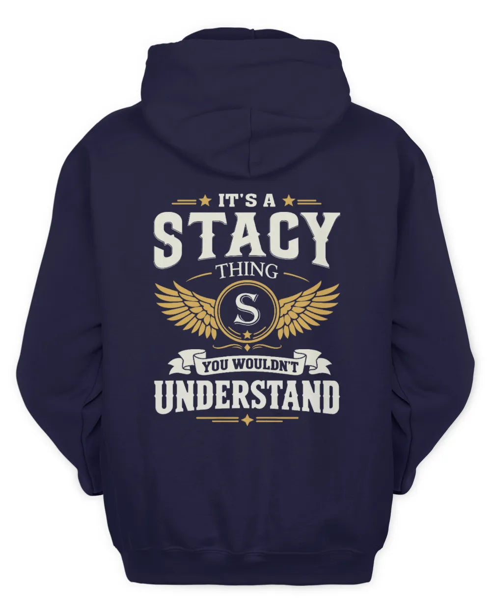 STACY KT06-M008 It’s a [NAME] Thing – You Wouldn’t Understand | Personalized Vintage T-Shirt - Unisex Hoodie - Navy