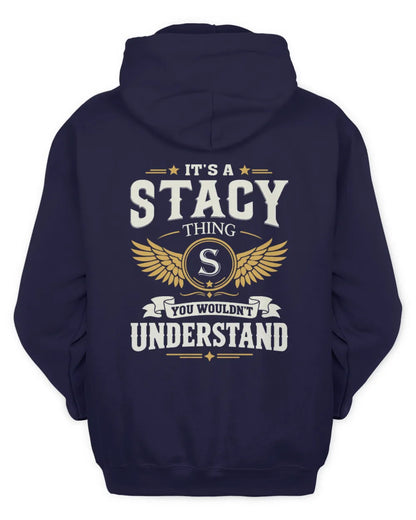 STACY KT06-M008 It’s a [NAME] Thing – You Wouldn’t Understand | Personalized Vintage T-Shirt - Unisex Hoodie - Navy