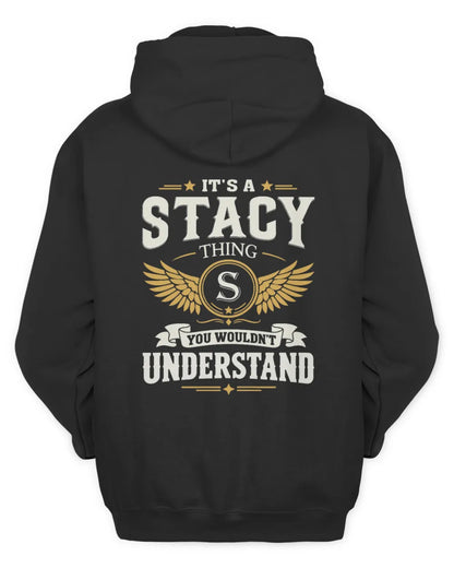 STACY KT06-M008 It’s a [NAME] Thing – You Wouldn’t Understand | Personalized Vintage T-Shirt - Unisex Hoodie - Black