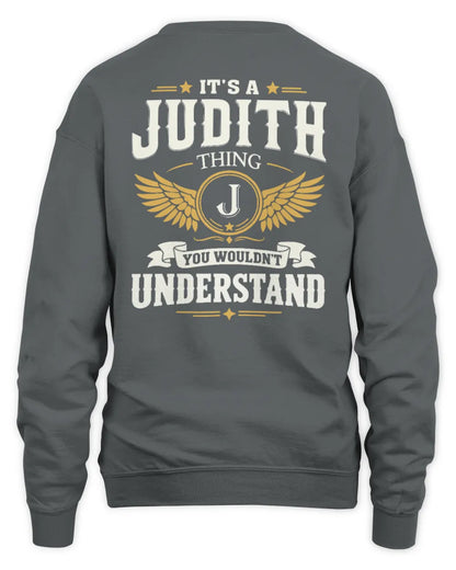 JUDITH KT06-M008 It’s a [NAME] Thing – You Wouldn’t Understand | Personalized Vintage T-Shirt - Unisex Sweatshirt - Charcoal