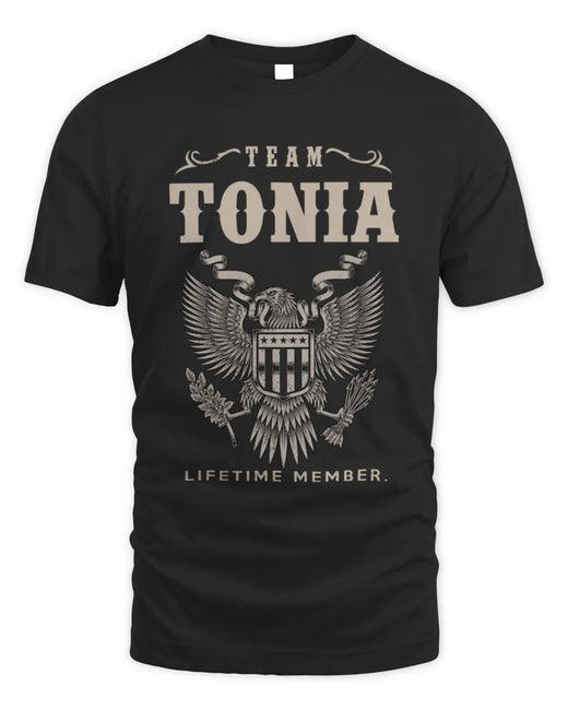 TONIA TP06-K82 – Personalized Classic Style Apparel “Team NAME Lifetime Member”