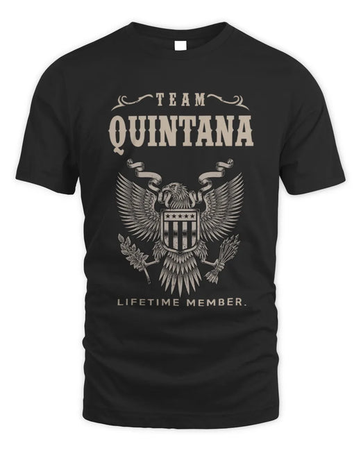 QUINTANA TP06-K82 – Personalized Classic Style Apparel “Team NAME Lifetime Member”