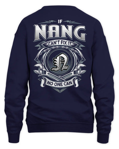 NANG AP81-K4-626 - Personalized Ahmed Quote Apparel “If Ahmed Can't Fix It, No One Can” - Unisex Sweatshirt - Navy