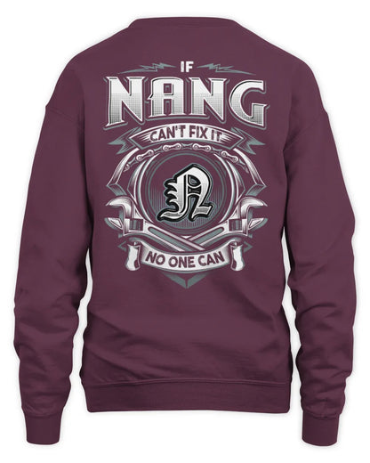 NANG AP81-K4-626 - Personalized Ahmed Quote Apparel “If Ahmed Can't Fix It, No One Can” - Unisex Sweatshirt - Maroon