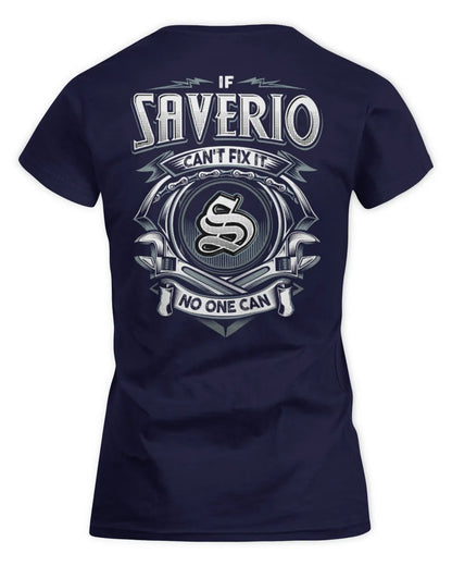 SAVERIO AP81-K4-626 - Personalized Ahmed Quote Apparel “If Ahmed Can't Fix It, No One Can” - Women's Standard T-Shirt - Navy