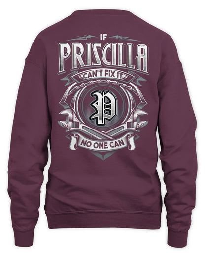 PRISCILLA AP81-K4-626 - Personalized Ahmed Quote Apparel “If Ahmed Can't Fix It, No One Can” - Unisex Sweatshirt - Maroon