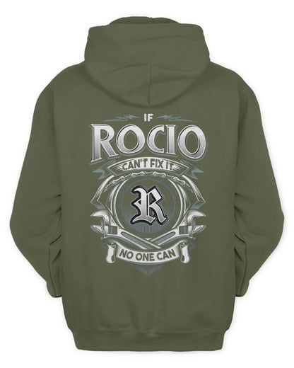 ROCIO AP81-K4-626 - Personalized Ahmed Quote Apparel “If Ahmed Can't Fix It, No One Can” - Unisex Hoodie - Military Green