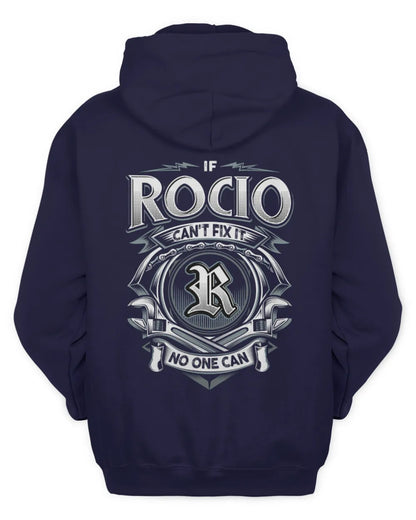 ROCIO AP81-K4-626 - Personalized Ahmed Quote Apparel “If Ahmed Can't Fix It, No One Can” - Unisex Hoodie - Navy