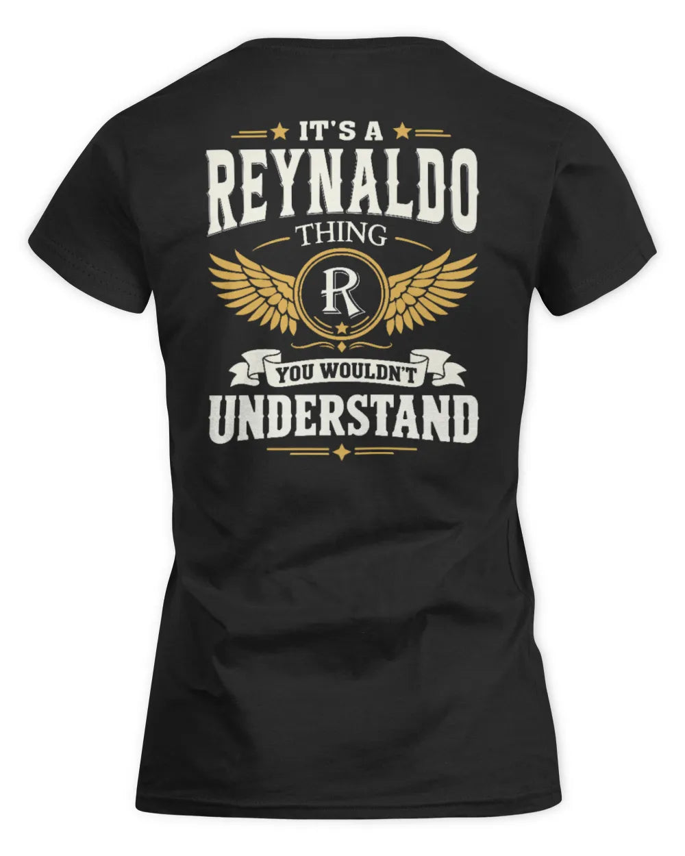 REYNALDO KT06-M008 It’s a [NAME] Thing – You Wouldn’t Understand | Personalized Vintage T-Shirt - Women's Standard T-Shirt - Black