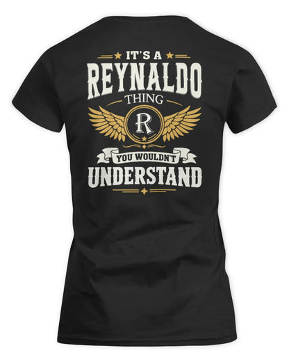 REYNALDO KT06-M008 It’s a [NAME] Thing – You Wouldn’t Understand | Personalized Vintage T-Shirt - Women's Standard T-Shirt - Black