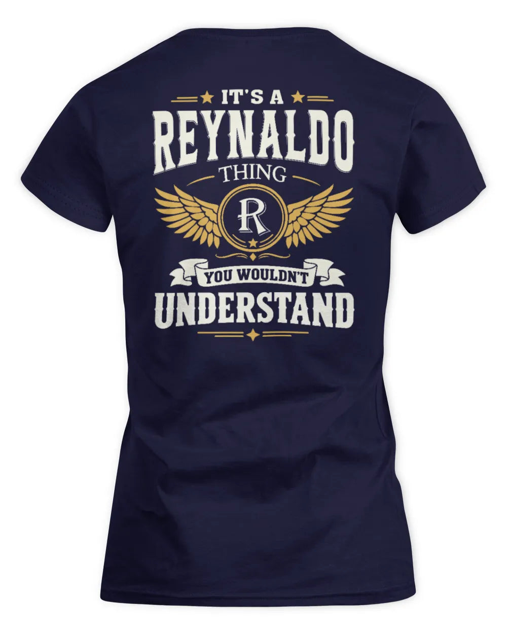 REYNALDO KT06-M008 It’s a [NAME] Thing – You Wouldn’t Understand | Personalized Vintage T-Shirt - Women's Standard T-Shirt - Navy