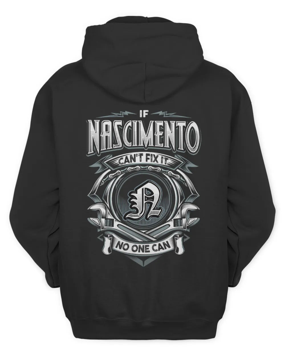 NASCIMENTO AP81-K4-626 - Personalized Ahmed Quote Apparel “If Ahmed Can't Fix It, No One Can” - Unisex Hoodie - Black