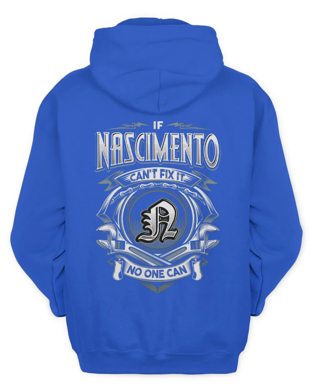 NASCIMENTO AP81-K4-626 - Personalized Ahmed Quote Apparel “If Ahmed Can't Fix It, No One Can” - Unisex Hoodie - Royal