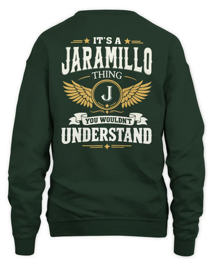 JARAMILLO KT06-M008 It’s a [NAME] Thing – You Wouldn’t Understand | Personalized Vintage T-Shirt - Unisex Sweatshirt - Forest Green