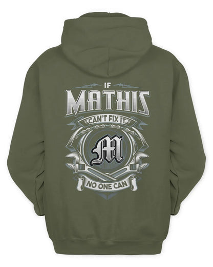 MATHIS AP81-K4-626 - Personalized Ahmed Quote Apparel “If Ahmed Can't Fix It, No One Can” - Unisex Hoodie - Military Green