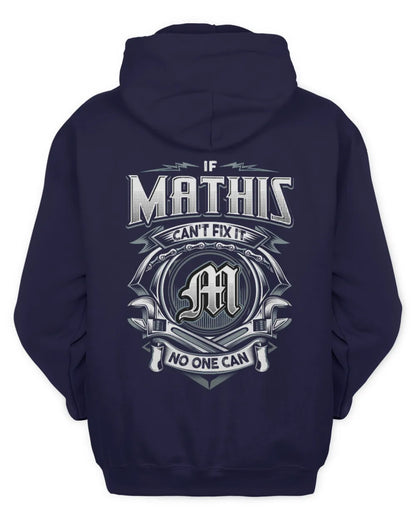 MATHIS AP81-K4-626 - Personalized Ahmed Quote Apparel “If Ahmed Can't Fix It, No One Can” - Unisex Hoodie - Navy