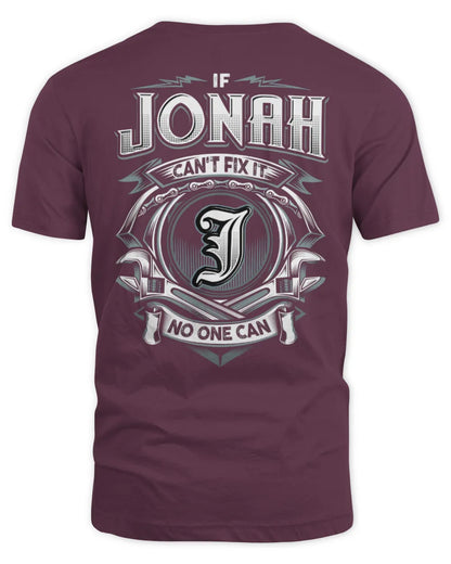 JONAH AP81-K4-626 - Personalized Ahmed Quote Apparel “If Ahmed Can't Fix It, No One Can” - Unisex Standard T-Shirt - Maroon