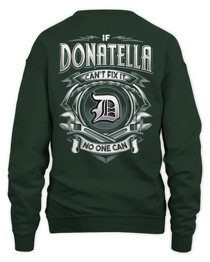 DONATELLA AP81-K4-626 - Personalized Ahmed Quote Apparel “If Ahmed Can't Fix It, No One Can” - Unisex Sweatshirt - Forest Green