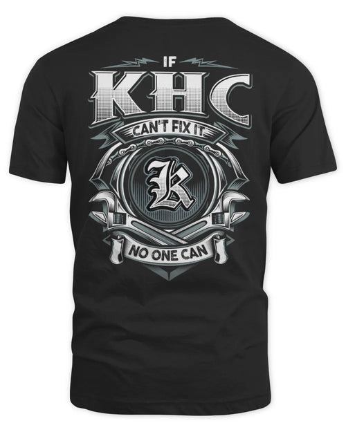 KHC AP81-K4-626 - Personalized Ahmed Quote Apparel “If Ahmed Can't Fix It, No One Can” - Unisex Standard T-Shirt - Black