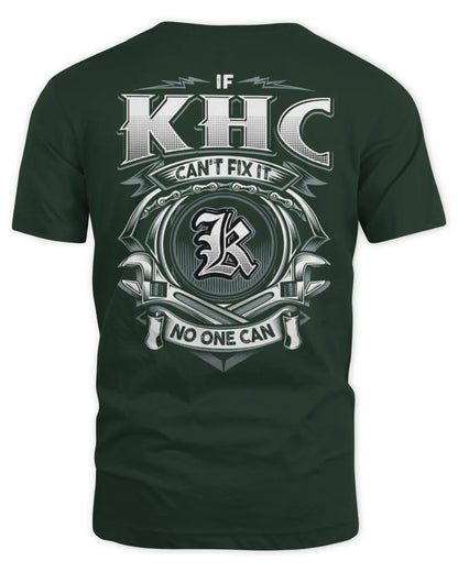 KHC AP81-K4-626 - Personalized Ahmed Quote Apparel “If Ahmed Can't Fix It, No One Can” - Unisex Standard T-Shirt - Forest Green
