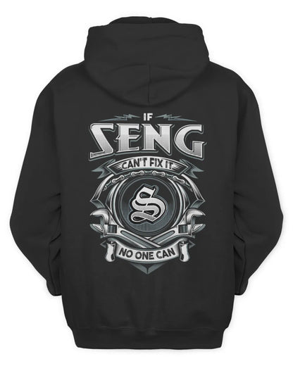 SENG AP81-K4-626 - Personalized Ahmed Quote Apparel “If Ahmed Can't Fix It, No One Can” - Unisex Hoodie - Black