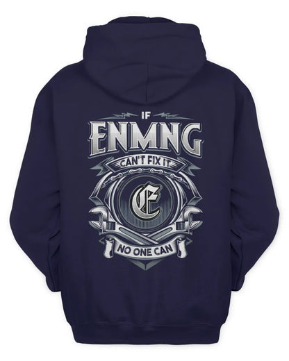 ENMNG AP81-K4-626 - Personalized Ahmed Quote Apparel “If Ahmed Can't Fix It, No One Can” - Unisex Hoodie - Navy