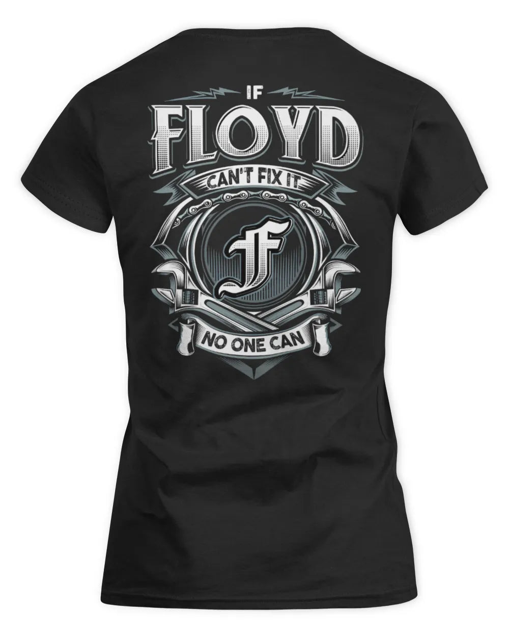 FLOYD AP81-K4-626 - Personalized Ahmed Quote Apparel “If Ahmed Can't Fix It, No One Can” - Women's Standard T-Shirt - Black