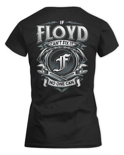 FLOYD AP81-K4-626 - Personalized Ahmed Quote Apparel “If Ahmed Can't Fix It, No One Can” - Women's Standard T-Shirt - Black