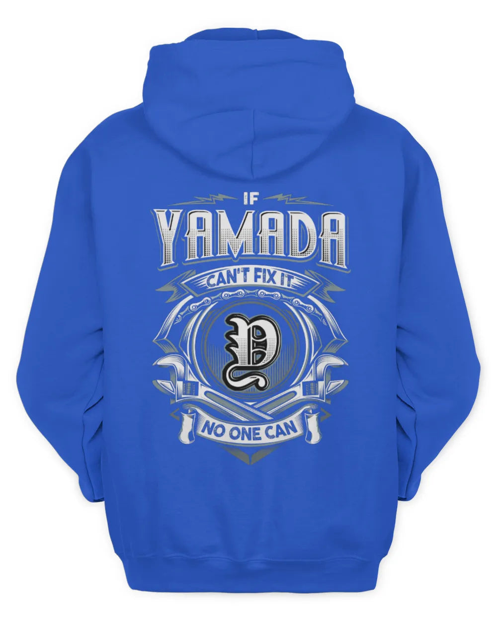 YAMADA AP81-K4-626 - Personalized Ahmed Quote Apparel “If Ahmed Can't Fix It, No One Can” - Unisex Hoodie - Royal