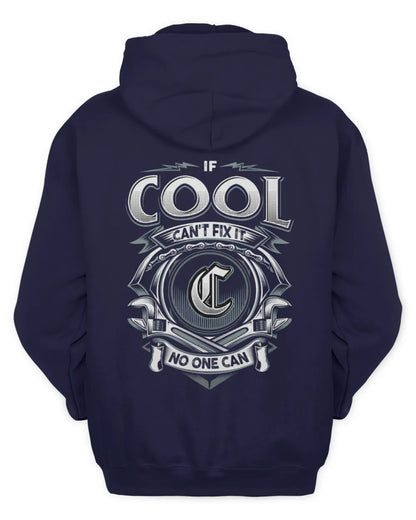 COOL AP81-K4-626 - Personalized Ahmed Quote Apparel “If Ahmed Can't Fix It, No One Can” - Unisex Hoodie - Navy