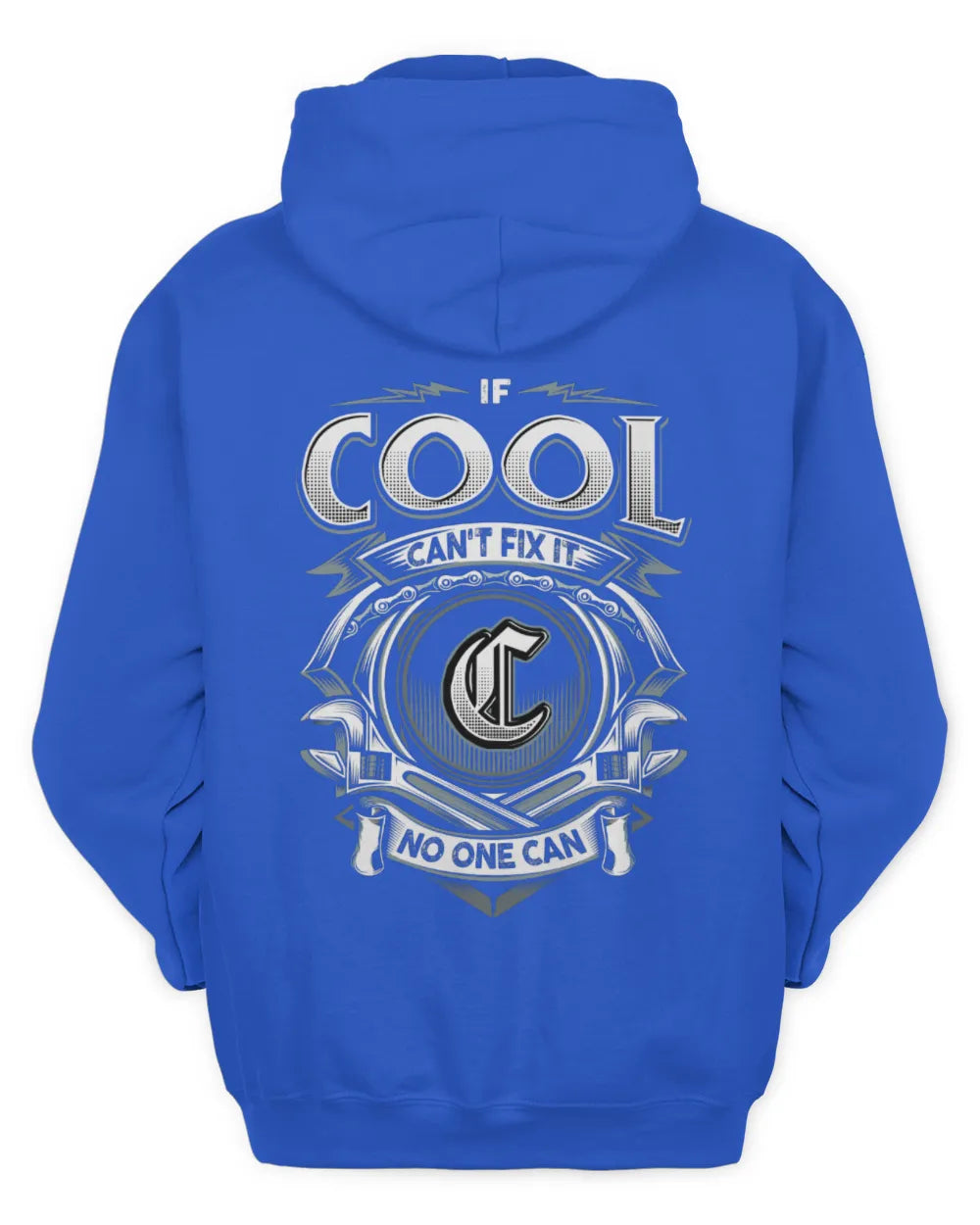 COOL AP81-K4-626 - Personalized Ahmed Quote Apparel “If Ahmed Can't Fix It, No One Can” - Unisex Hoodie - Royal