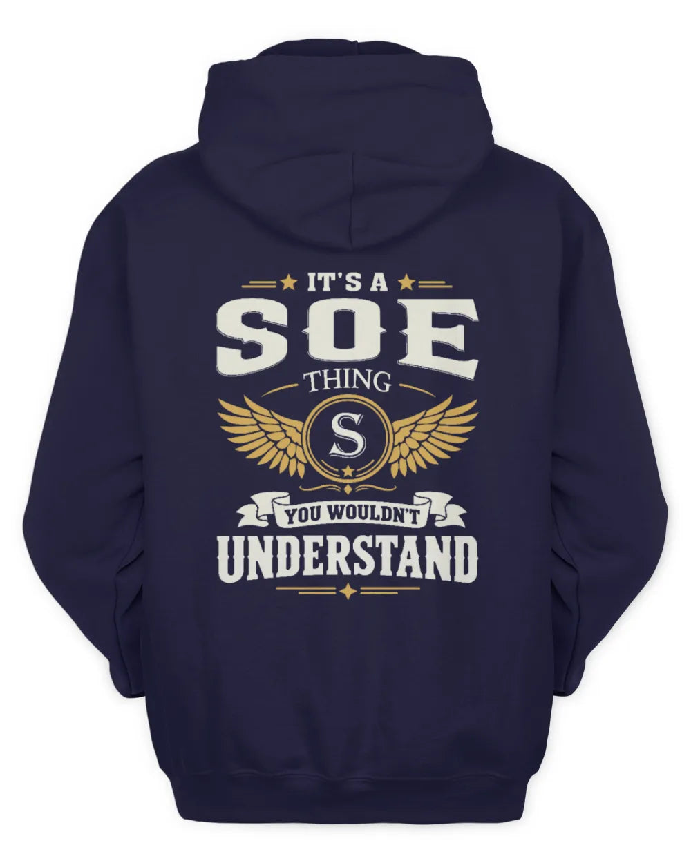 SOE KT06-M008 It’s a [NAME] Thing – You Wouldn’t Understand | Personalized Vintage T-Shirt - Unisex Hoodie - Navy
