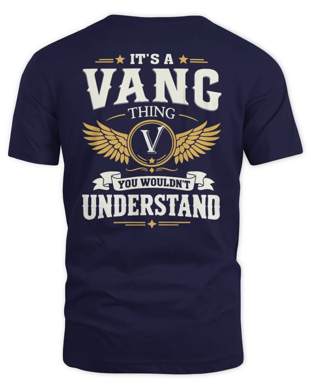 VANG KT06-M008 It’s a [NAME] Thing – You Wouldn’t Understand | Personalized Vintage T-Shirt - Unisex Standard T-Shirt - Navy