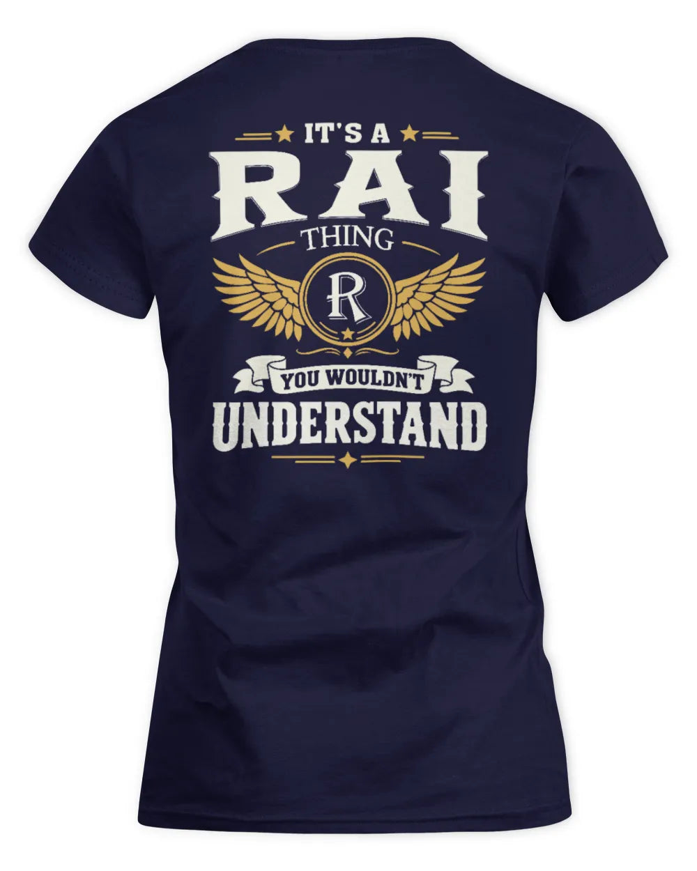 RAI KT06-M008 It’s a [NAME] Thing – You Wouldn’t Understand | Personalized Vintage T-Shirt - Women's Standard T-Shirt - Navy