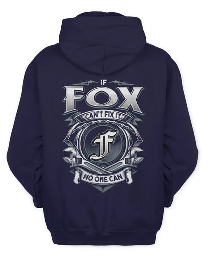 FOX AP81-K4-626 - Personalized Ahmed Quote Apparel “If Ahmed Can't Fix It, No One Can” - Unisex Hoodie - Navy