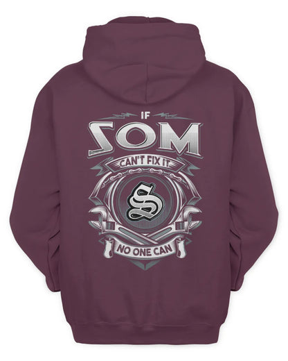 SOM AP81-K4-626 - Personalized Ahmed Quote Apparel “If Ahmed Can't Fix It, No One Can” - Unisex Hoodie - Maroon