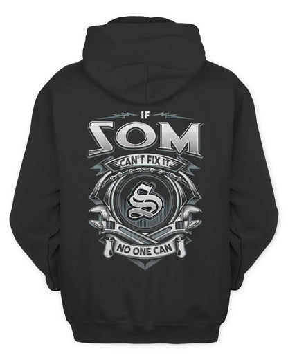 SOM AP81-K4-626 - Personalized Ahmed Quote Apparel “If Ahmed Can't Fix It, No One Can” - Unisex Hoodie - Black