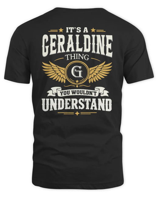 GERALDINE KT06-M008 It’s a [NAME] Thing – You Wouldn’t Understand | Personalized Vintage T-Shirt